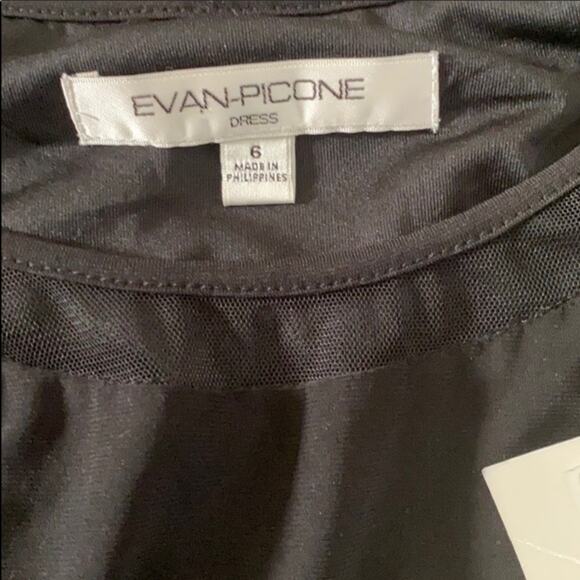 Evan Picone black Matte Jersey Dress - Picture 6 of 10